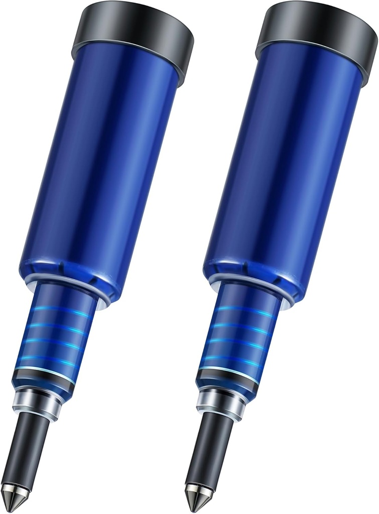 Meonum 2 Pcs Grease Gun for Chainsaws, Pre Loaded Mini Grease Gun with Lubricant, Universal for Most Chains and Cutters, Lubricating Mowers, Trimmers, Easy Refill Brushcutter Lube Tool