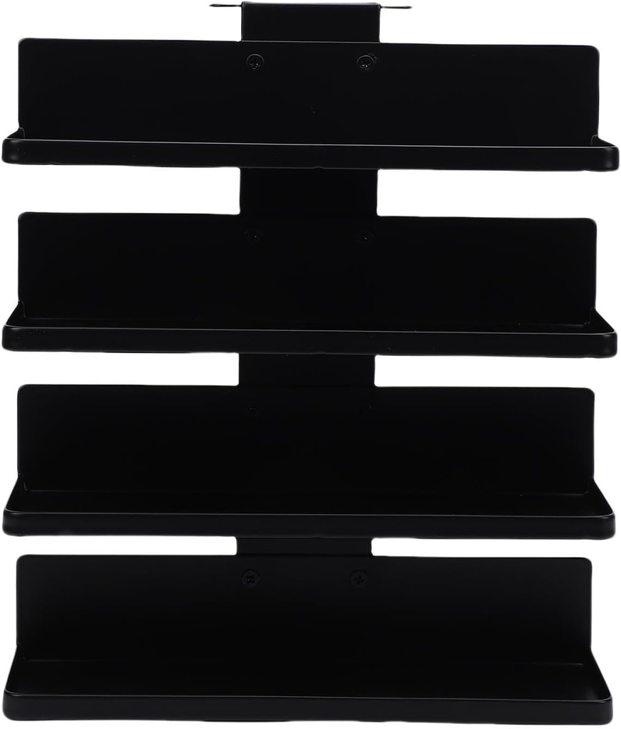 Luqeeg Flavor Pods Storage Holder Space Saving Design Mounted 4 Tier Flavored Container Slot Design Flavor Pods Holder with Iron Materials Compatibility for Home Office Kitchen