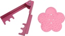 1 set Rose Leaf Thorn Stripper Removal Flower Floral of Thorn Tools Bouquet Holder Pruners Flower Shop Strip Off Floral Tools(Pink)