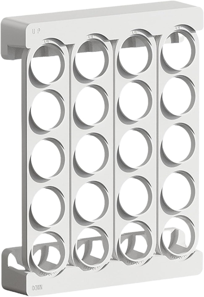 20 Capacity Coffee Pods Dispenser Shelf Wall Mount Coffee Pods Holder Space Efficient Kitchen Organization Rack Space Efficient Rack With Wall Mount