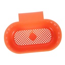 Hanging Sink Drain Basket Kitchen Sink Waste Filter Lid Plastic Trash Can for Cabinet Door for Waste Disposal and Vegetable Washing