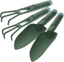 MERRYHAPY 2sets Portable Gardening Hand Tools Ergonomic Cultivator and Trowel for Indoor and Outdoor Flower Planting Plastic Gardening Supplies for Projects