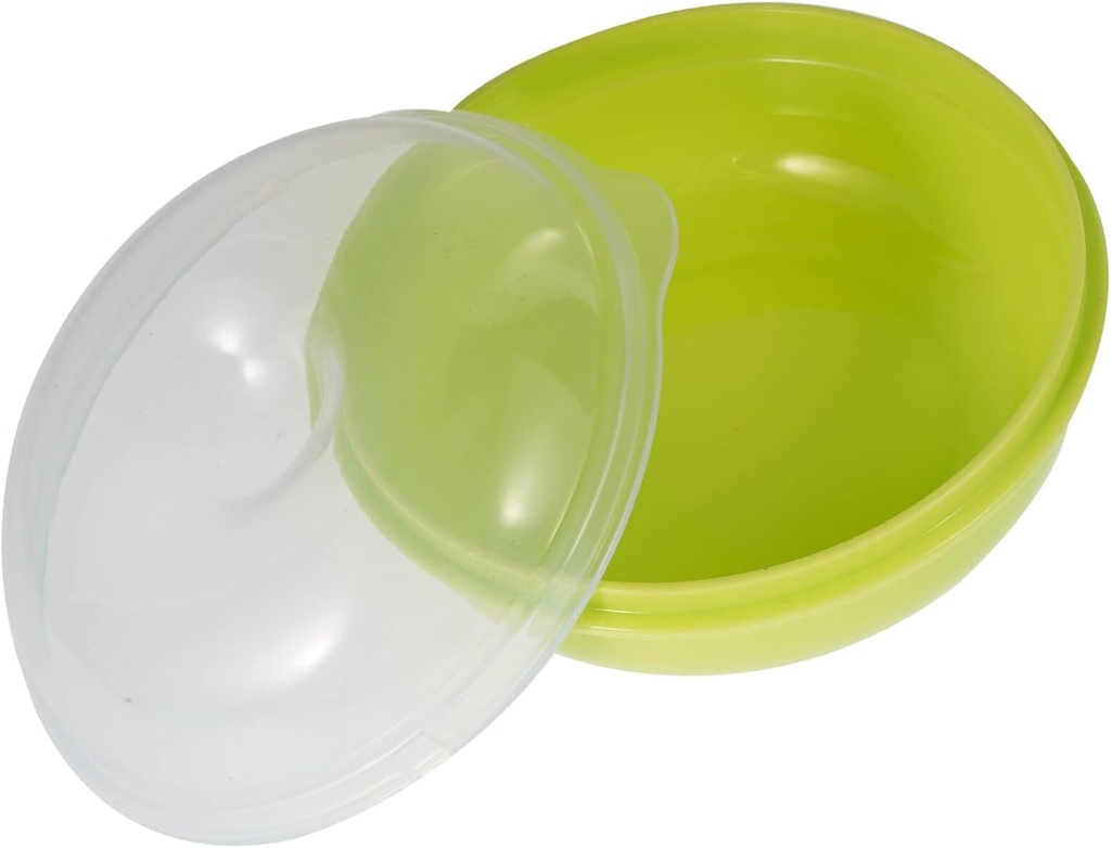 Housoutil Doughnut Storage Box Portable Bread Container for Freshness Microwave Refrigerator Safe Easy to Clean Versatile Design for Home Travel