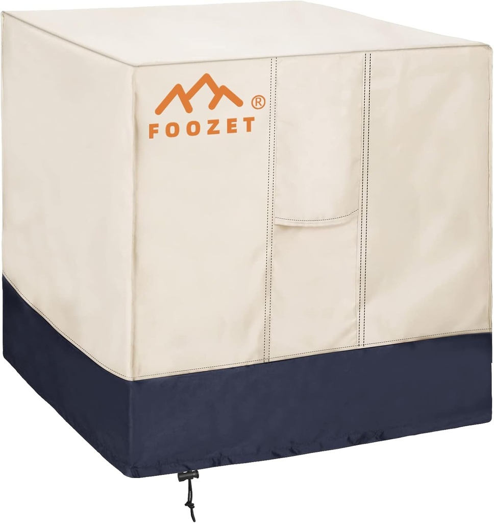 Foozet Air Conditioner Cover for Outside Units, AC Cover for Outdoor Central Unit Square Fits up to 36 x 36 x 39 Inches