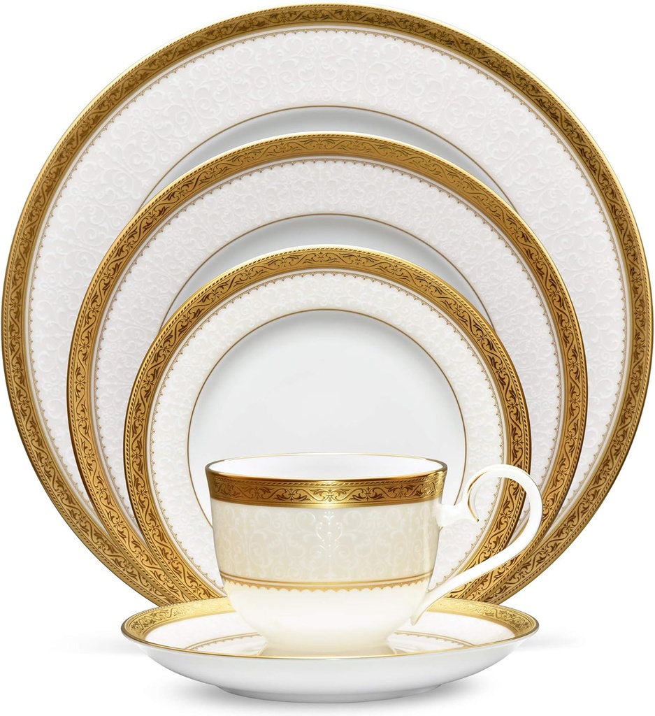 Noritake Odessa Gold 5-Piece Place Setting
