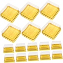 Kichvoe 50pcs Transparent Dessert Packaging Boxes for Moon Cakes and Egg Yolk Food Grade Cake Containers with Lids for Parties Picnics and Gift Giving