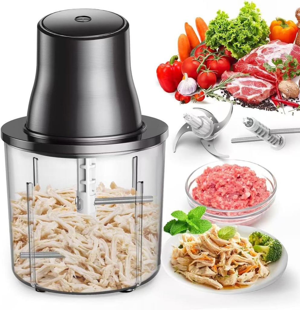Food Processor, Upgraded Electric Chicken Shredder & Food Chopper