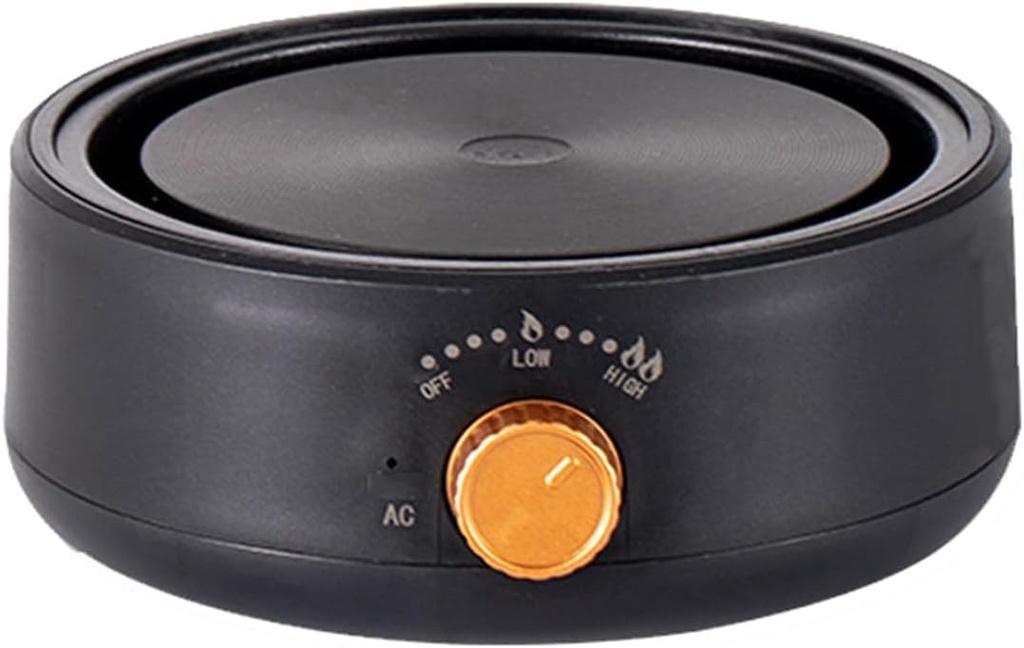 Household Electric Furnace Multi-Functional Electric Heating Water Boiling Tea Stove Mini Small Electric Ceramic Stove,Black-B