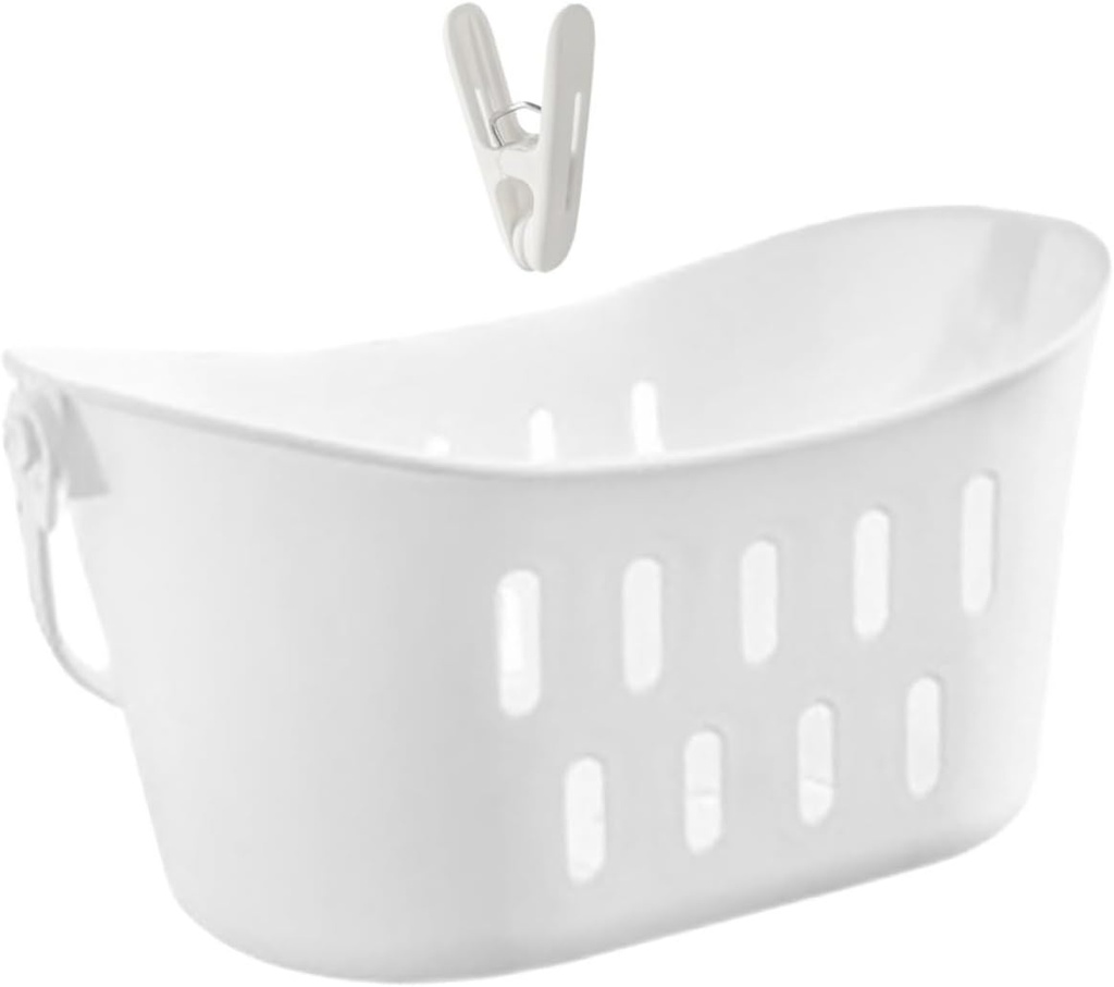 Hanging Storage Basket Plastic Organizer for Bathroom Kitchen Shower Toy Laundry Craft Supplies Snacks