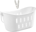 Hanging Storage Basket Plastic Organizer for Bathroom Kitchen Shower Toy Laundry Craft Supplies Snacks