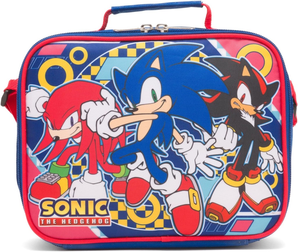 Ruz - Sonic Insulated Lunch Box with Adjustable Shoulder Straps
