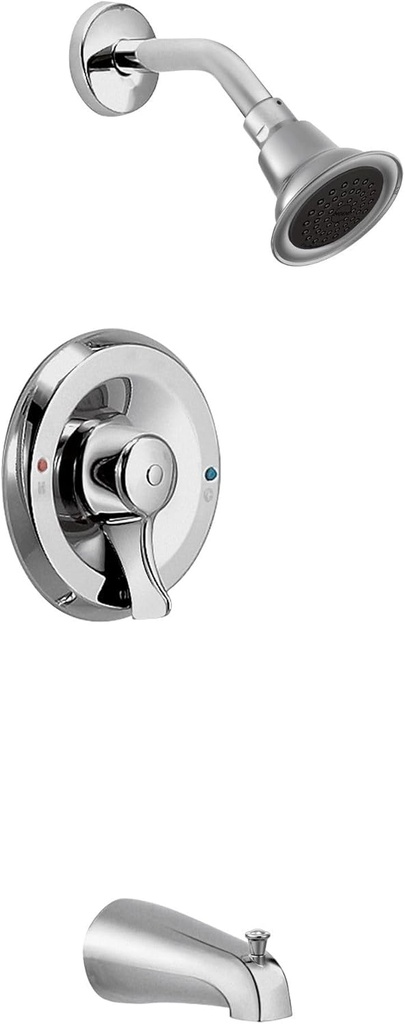 Moen T8389 Commercial Posi-Temp Pressure Balancing Tub/Shower 2.5 gpm, Chrome