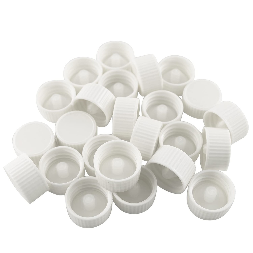 Polycone Cap 24PCS 23mm White Round Poly Seal Screw Boston Caps Growler Cap