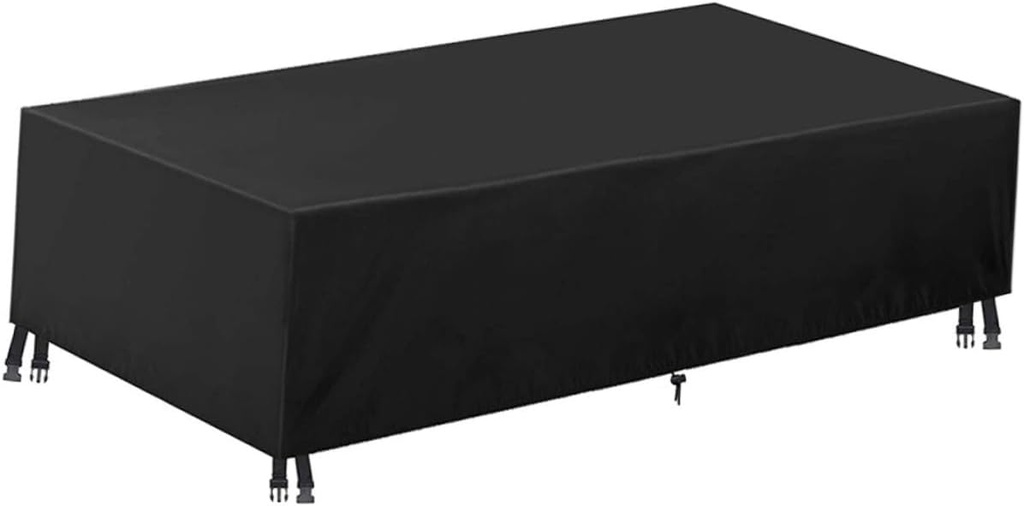 KESYOO 210D Waterproof Garden Table Cover Heavy Duty Outdoor Furniture Protector Weatherproof Table Protector for Patio Deck and Lawn