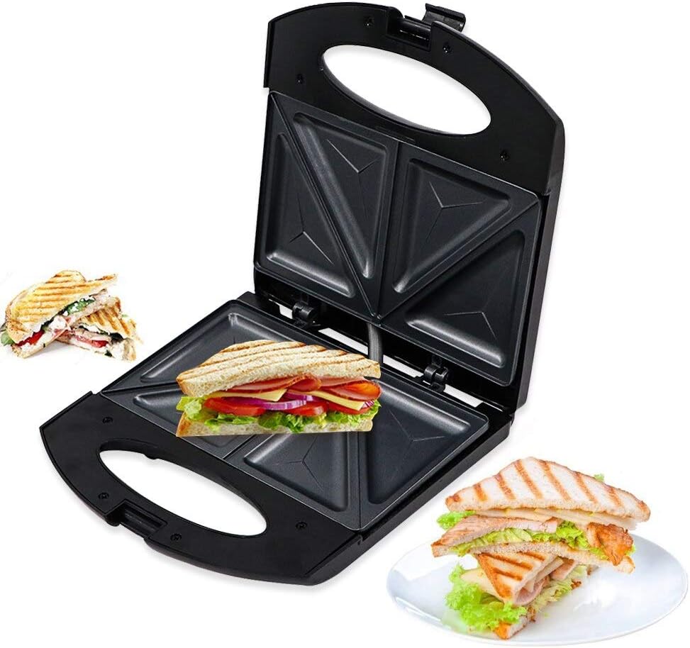 750W Electric Sandwich Machine Fully Automatic Non-Stick Pan Bubble Egg Cake Oven Household Breakfast Waffle Maker