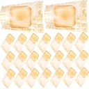 DECHOUS Moon Cake Packaging Bags with Gold Text Gold Trays Sealed Baking Food Containers for Egg Yolk Puff Pastry Portable Moon Cake Carrying Bags for Bakery Party Holiday Use