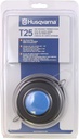 Husqvarna 966674401 T25 Tap Advance String Trimmer Head, Weed Eater Attachments 100-200 Series, Prewound with .095-Inch Trimmer Line, Black