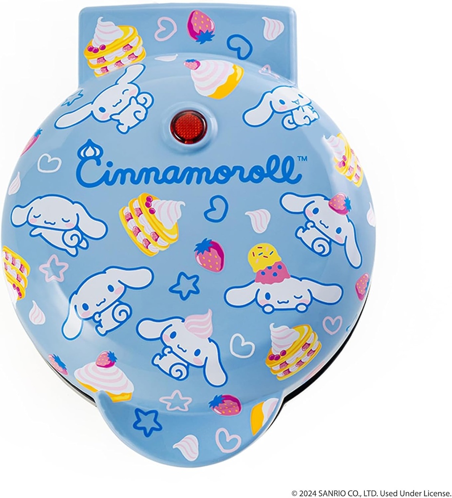 Uncanny Brands Hello Kitty Cinnamoroll Mini Waffle Maker - Cook With Your Favorite Puppy Character