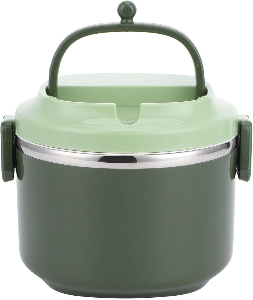 Niiyen Lunch Box, Thermal Insulated Hot Food Lunch Containers, Portable Adult Bento Lunch Box, Hot and Cold Food Storage, for Office School Outdoor Travel(1 layer 1000ml)