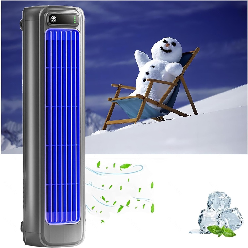 Cooling Ace Airconditioner, Portable Cooling Ace Portable A/C Quiet, 3 Speeds, Small Room Air Conditioner Portable USB Charging, 24h Long-Lasting Battery Life -0203,darkgray-25