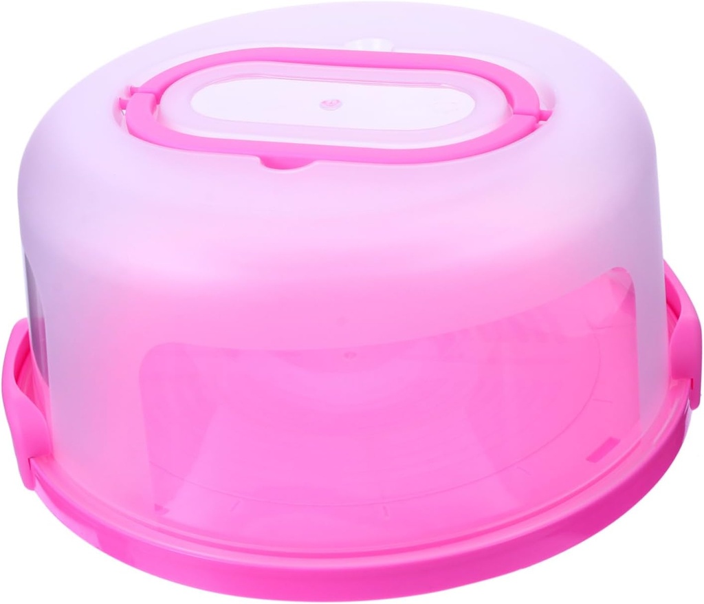 Reusable Cake Carrier with Handle Cake Holder for Transport Design Easy to Clean for Parties and Baking Events