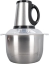 Food Processor Stainless Steel 4L High Capacity with 5 Blades Electric Food Chopper for Meat Vegetable