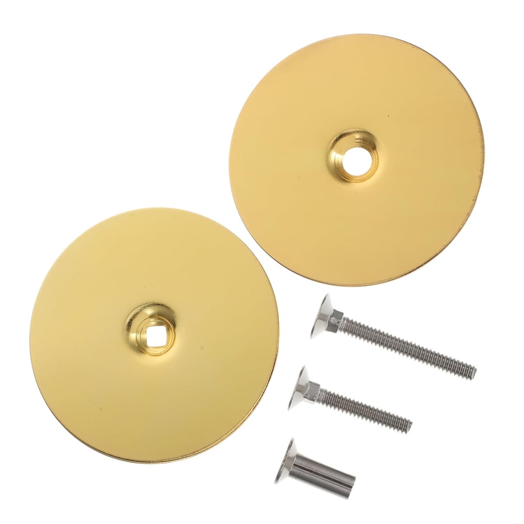 Ciieeo Stainless Steel Door Bore Hole Cover Plate Security Lock Hole Filler Easy to Install Enhance Home Security