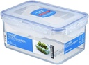 LOCK & LOCK Easy Essentials Food Storage lids/Airtight containers, BPA Free, Rectangle-37 oz-for Pasta, Clear