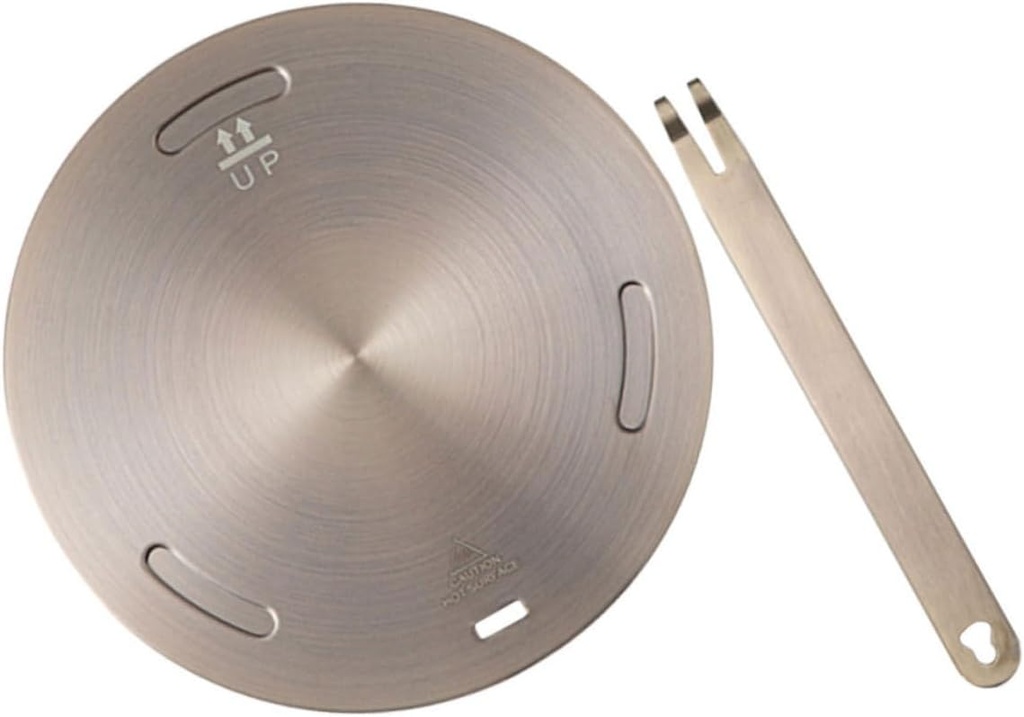 Stainless Steel Induction Heat Diffuser Plate – 11-Inch Heat Transfer Adapter for Electric and Gas Stoves Kitchen Essential Handle Compatible Induction Cooktops