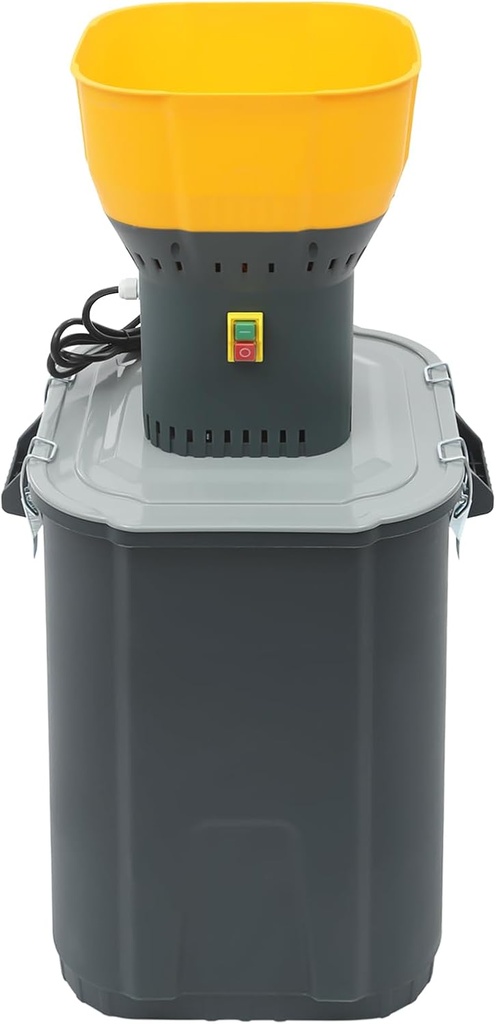 110V Electric Grain Grinder, Grain Mill Grinder Machine with 5 Sizes Sieves, Corn Rice Millet Wheat Dry Cereals Grinder with Detachable Hopper, 14.5Gal (55L)