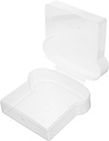 Cabilock Portable Sandwich Storage Box Sealing Lid Transparent Bread Container for Outdoor Camping Picnic Office Lunch and Snack Holder Reusable