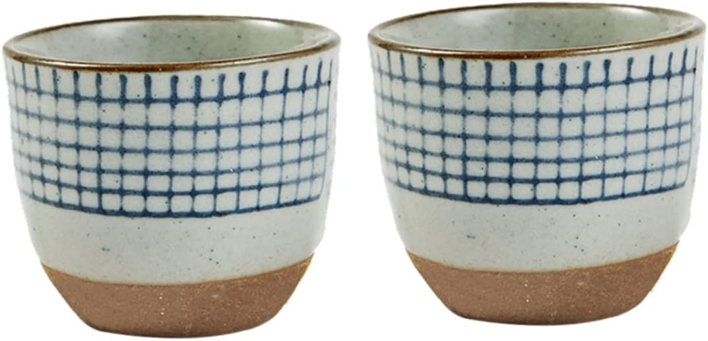 PRETYZOOM 2pcs Elegant Hand Painted Sake Cups Japanese Sake Tea and Water Unique Home Decor and Friends and Family Celebrations