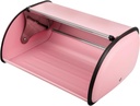 Healifty Metal Bread Box for Kitchen Storage Food Container Space Saving Bread Holder Stylish Design for Home Use