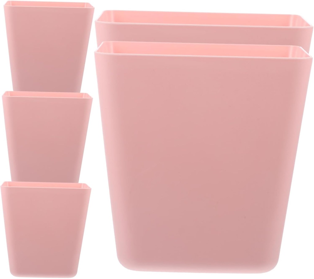 Ciieeo 5Pcs Wall-Mounted Storage Basket Set Hanging Utility Cart Accessories for Kitchen and Home Organization Small Storage Box Versatile Compartments for Sundries and Office Supplies