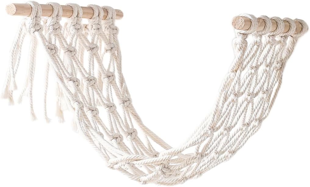 Zerodeko Hanging Fruit Basket for Kitchen Multi-function Cotton Rope Decorative Storage Basket for Fruits and Vegetables for Living Room and Dining Room Decor