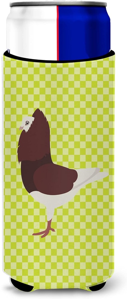 Caroline's Treasures Capuchin Red Pigeon Green Decorative Hugger, Slim Can, Multicolor