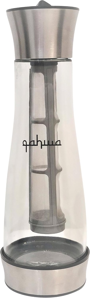 Cold Brew Coffee Maker and Iced Coffee Maker, Ice Tea Brewer, Large 1 Quart, Premium Airtight Glass Pitcher Brewer / Carafe with Removable Filter and Built In Coaster -Includes Recipe eBook