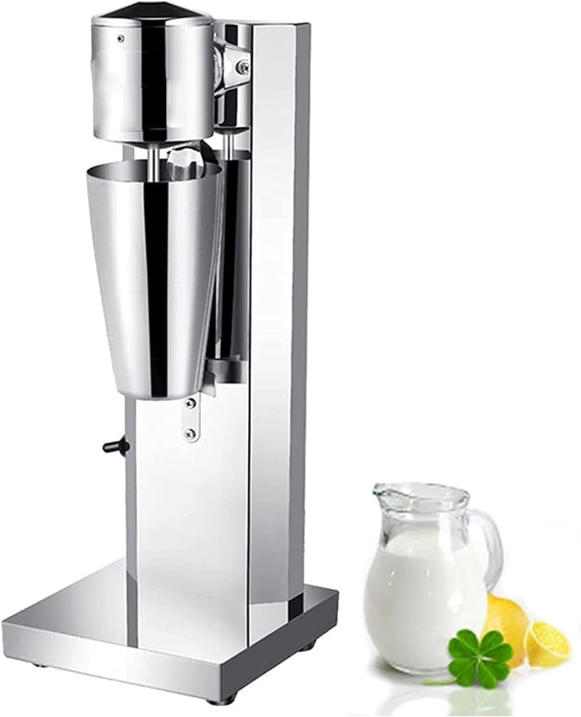 Commercial Milkshake Machine, 180W Electric Drink Mixer with 800ML Cup, 2 Speed Adjustable, Smoothie Milk Shake Maker, Ice Cream Blender, for Protein Shakes and Mixing Cocktail