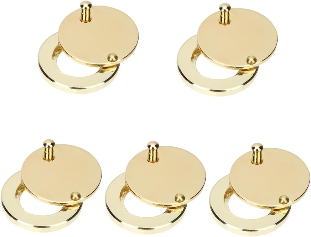 DOITOOL 5pcs Door Viewer Privacy Cover Peephole Protector Rotating Design Easy Installation Home Security for Apartments Hotels and Offices