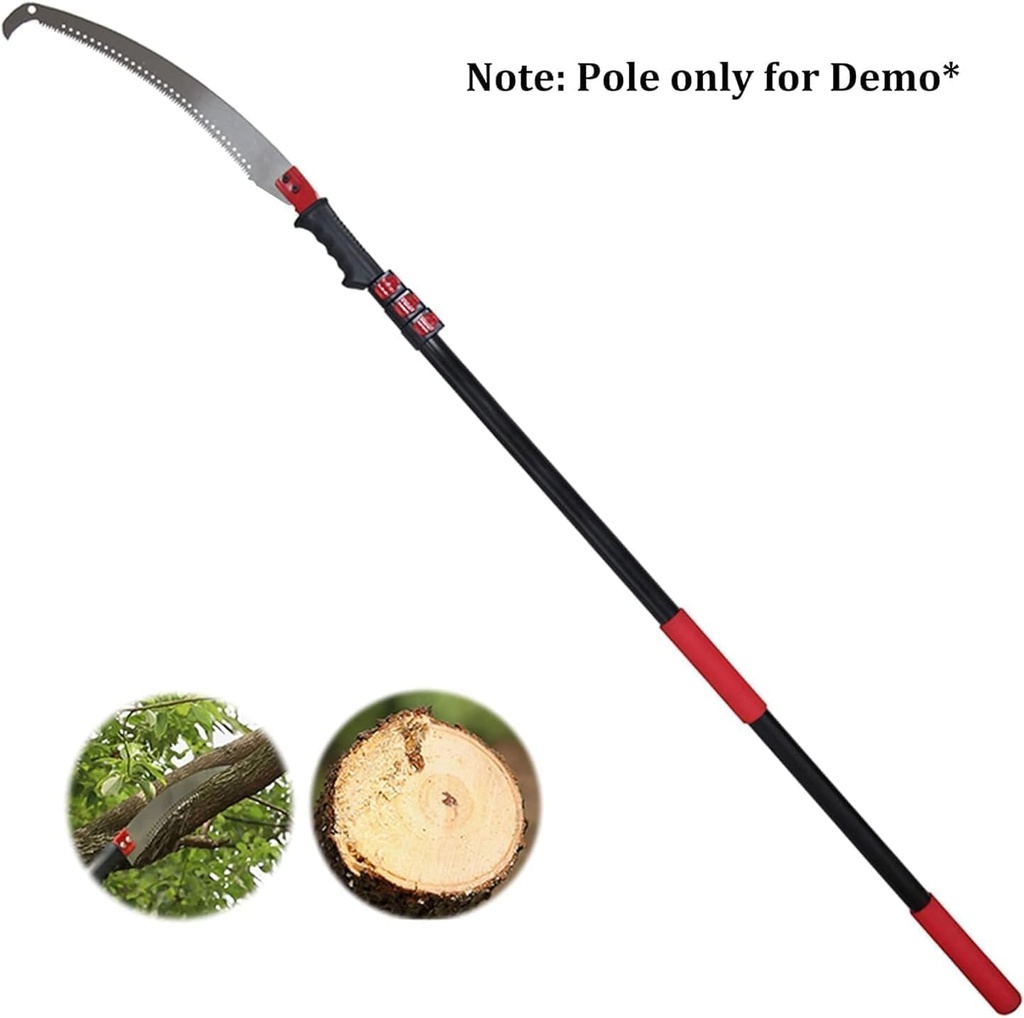 Garden Pruning Saw | Tree Pruner with Extendable Pole Fixing Slot | Hand Tools for Remove Unwanted Branches in Your Garden, Hand-Powered
