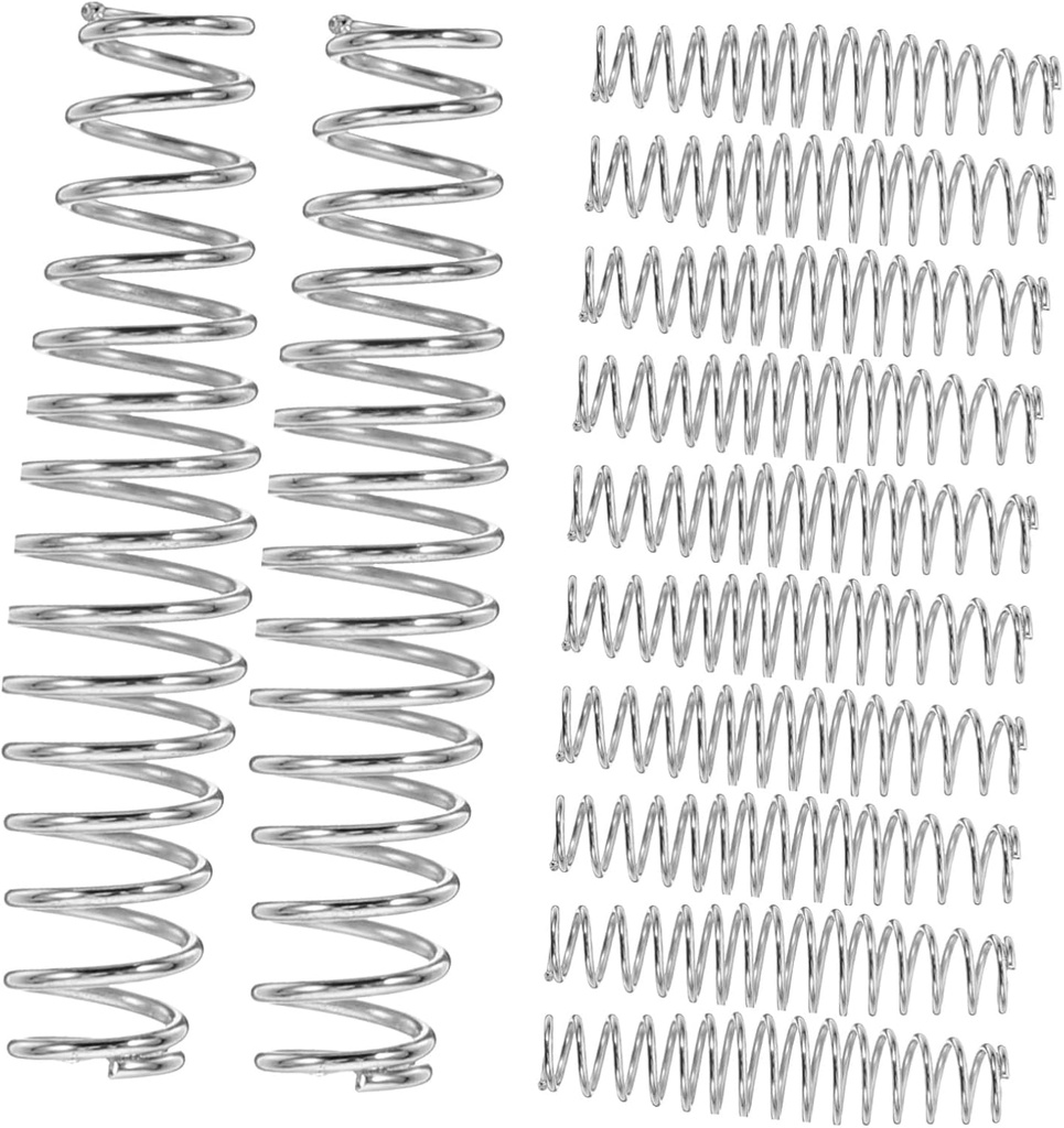 DECHOUS 12pcs Pruner Replacement Springs for Garden Shears Stainless Steel Coil Springs for Patio Trimmer Pruning Shears and Clippers Comfortable Hand Use Easy to Install Gardening Tool
