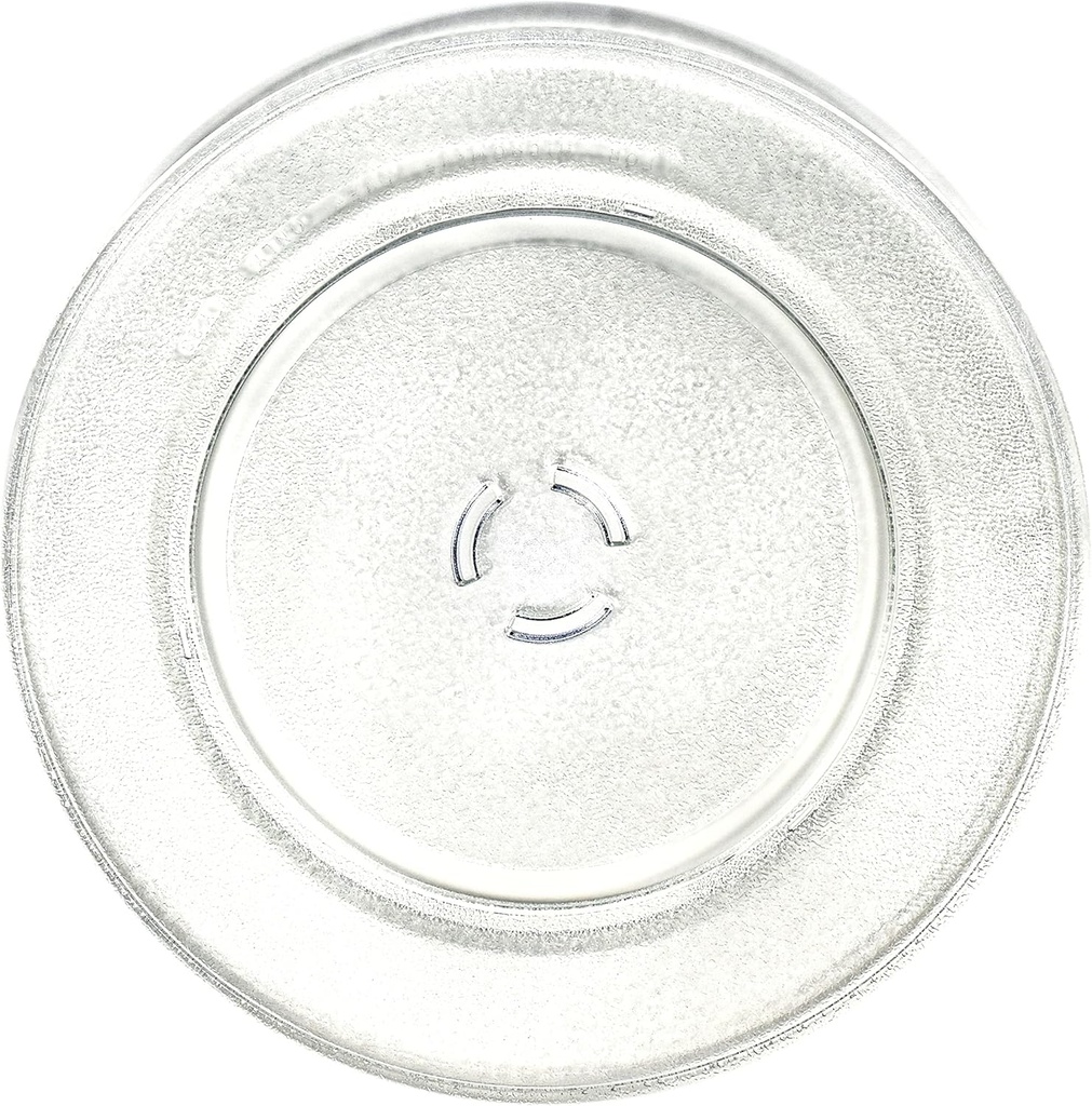 HQRP 15 3/4" Glass Turntable Tray Compatible with Whirlpool PD00053925 W10832238 W11340343 4931167 AP6892507 PS12728515 EAP12728515 Microwave Oven Cooking Plate 15.75-inch 400mm