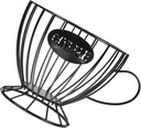 Large Capacity Coffee Holder Basket Metal Iron Storage Organizer for Kitchen Counter Round Design Coffee Capsule Holder for Espresso Capsules