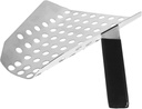 SECFOU Stainless Steel French Fries Scoop Multi-functional Food Strainer for Kitchen Bar and Restaurant Use for Popcorn Nuts Fried Foods and Ice