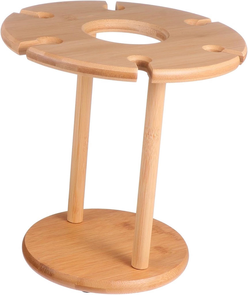 LIFKOME Home Wine Glass Rack Goblet Storage Organizer with Countertop Glass Holder for Kitchen Living Decor present for Wine Lovers Friends