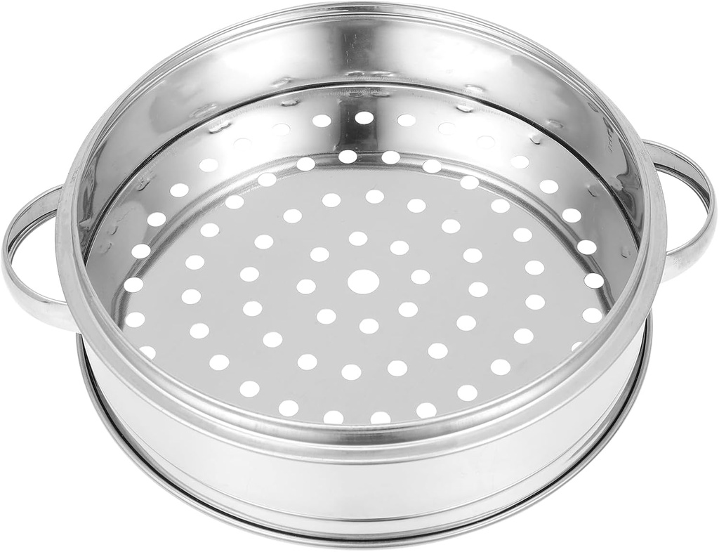 Stainless Steel Steamer Basket Food Steaming Basket with Handle Veggie Steamer Insert for Pot Steam Basket for Vegetables Dumpling Tamale and More Universal Fit for 18cm Pots