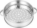 Stainless Steel Steamer Basket Food Steaming Basket with Handle Veggie Steamer Insert for Pot Steam Basket for Vegetables Dumpling Tamale and More Universal Fit for 18cm Pots