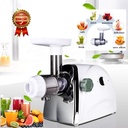 Household Wheatgrass Juicer Multifunctional Electric Fruit Juicers Orange Apple Slow Masticating Juice Extractor Machine Original Healthy Juice Cold Press Juicer Maker (White)
