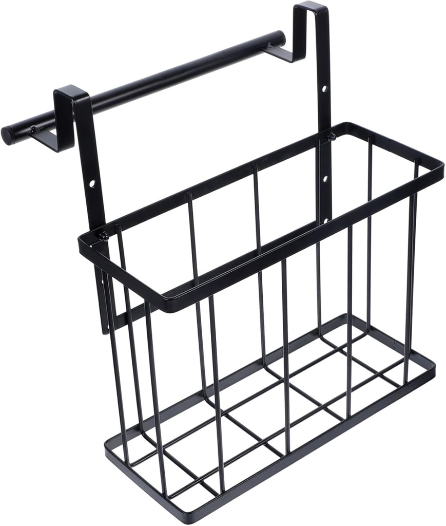 DECHOUS Hanging Kitchen Storage Basket Wall-mounted Organizer for Cabinet Doors Vegetable Holder Nail Design for Condiments and Sundries Space-saving