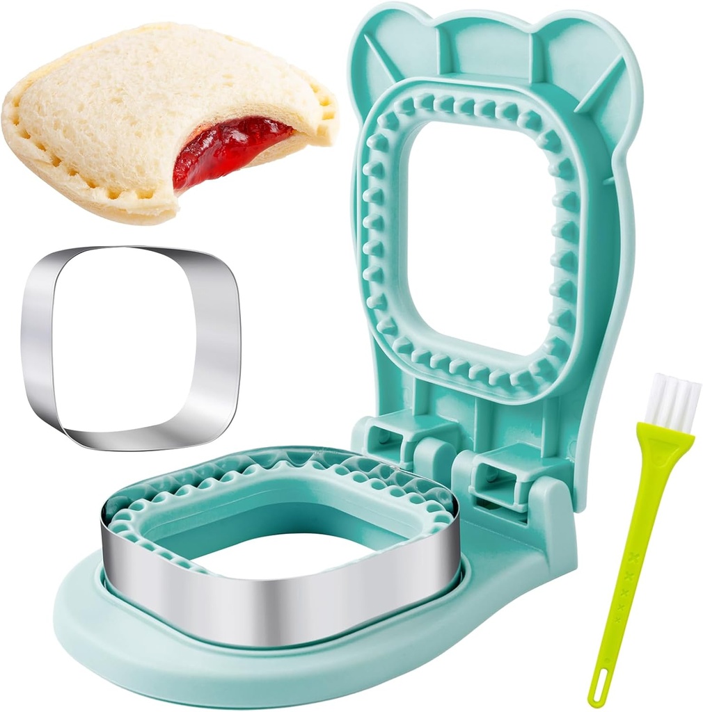 Nifogo Uncrustable Sandwich Cutter Maker, Large Sandwich Cutter and Sealer for Kids Children Boys Girls Lunch Breakfast